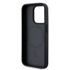 Etui Karl Lagerfeld Leather Monogram Metal Logo na iPhone 15 Pro Max - czarne