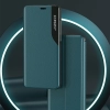 Eco Leather View Case elegancki futerał etui z klapką i funkcją podstawki iPhone 13 fioletowy