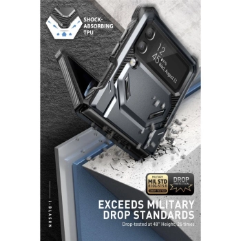 Etui Supcase IBLSN ArmorBox na Samsung Galaxy Z Flip 4 - czarne