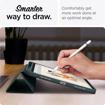 Etui Spigen Urban Fit na iPad 10.9'' 2022 - ciemnozielone
