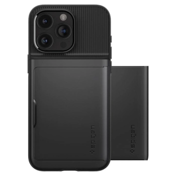 Etui Spigen Slim Armor CS na iPhone 15 Pro - czarne