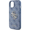 Etui Guess 4G Big Metal Logo na iPhone 15 / 14 / 13 - niebieskie