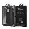 Etui AMG Leather Hot Stamped na iPhone 12 Pro Max - czarne