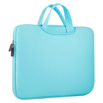 Torba na laptopa 15,6'' uniwersalna - jasnoniebieska