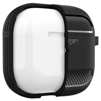 Etui Spigen Rugged Armor na Apple AirPods 3 - czarny mat