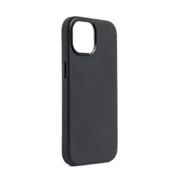 Etui Decoded Leather Case skórzane z MagSafe do iPhone 15 Plus - czarne