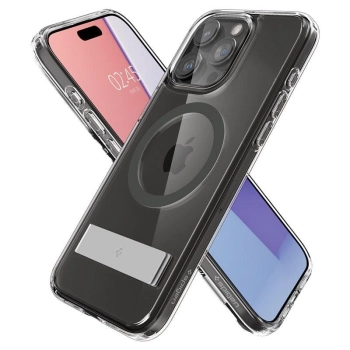 Spigen Ultra Hybrid S MagSafe, graphite - iPhone 15 Pro