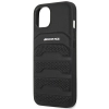 Etui AMG Leather Debossed Lines na iPhone 14 Plus - czarne