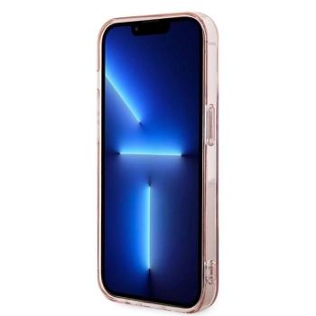 Etui Karl Lagerfeld IML Choupette MagSafe na iPhone 14 Pro - różowe