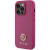 Etui Guess Strass Metal Logo do iPhone 15 Pro - różowe