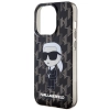 Etui Karl Lagerfeld Monogram Ikonik na iPhone 15 Pro Max - czarne
