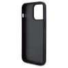 Etui Ferrari Perforated Waves Metal Logo na iPhone 15 Pro Max - czarne