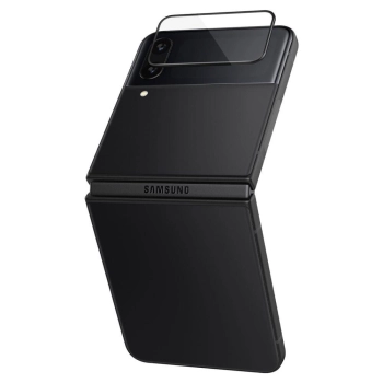 Szkło hartowane Spigen Glas.tR EZ Fit FC z folią na zawiasy na Samsung Galaxy Z Flip 4 - czarne 2 szt.