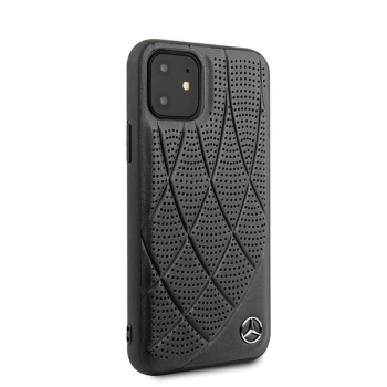 Etui Mercedes Bow Line na iPhone 12 mini - czarne