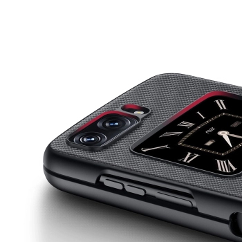Dux Ducis Fino etui Motorola Razr 2022 pokrowiec z silikonową ramką czarne
