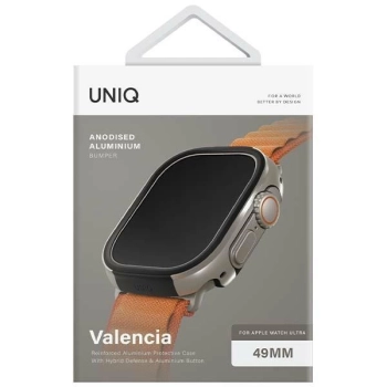 Etui UNIQ Valencia na Apple Watch Ultra 49 mm - srebrne