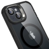 Etui ESR Armor Tough Kickstand Halolock z MagSafe na iPhone 15 - przezroczysto-czarne