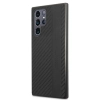 Etui AMG Carbon Stripe&Embossed na Samsung Galaxy S22 Ultra - czarne