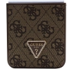 Etui Guess Leather 4G Triangle Strass na Samsung Galaxy Z Flip 5 - brązowe