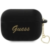 Etui Guess Silicone Charm Heart Collection na AirPods Pro 2 - czarne