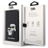 Etui Karl Lagerfeld Saffiano Karl&Choupette na iPhone 14 Pro Max - czarne