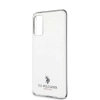 Etui U.S. Polo Assn. Shiny na Samsung Galaxy S20 - białe