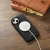 iCarer CE Premium Leather Folio Case skórzane etui iPhone 14 z klapką magnetyczne MagSafe czarny (WMI14220713-BK)