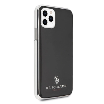 Etui U.S. Polo Assn. Shiny na iPhone 11 Pro Max - czarne