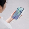 Baseus Bipow powerbank z wyświetlaczem 30000mAh 15W biały (Overseas Edition) + kabel USB-A - Micro USB 0.25m biały (PPBD050202)