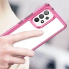 Outer Space Case etui do Samsung Galaxy A53 5G pokrowiec z elastyczną ramką różowe