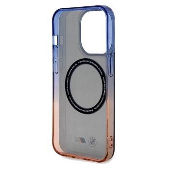 Etui BMW Gradient Bumper MagSafe na iPhone 15 Pro - szare