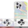 Kingxbar Shell Series luksusowe eleganckie etui na iPhone 13 Pro perłowy-miętowy