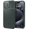 Etui Spigen Optik Armor Mag z MagSafe na iPhone 15 Pro - ciemnozielone