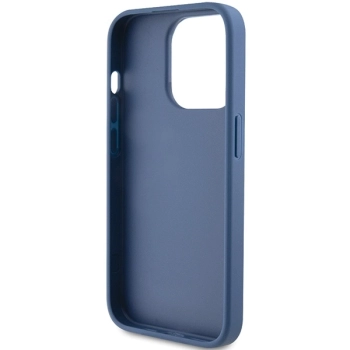 Etui Guess 4G Stripe Collection na iPhone 15 Pro - niebieskie