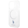 Etui U.S. Polo Assn. MagSafe Collection do iPhone 15 Pro - przezroczyste