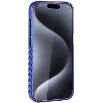 Etui Audi IML MagSafe na iPhone 15 Pro - niebieskie