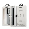 Etui Karl Lagerfeld Saffiano Karl&Choupette Head na Samsung Galaxy S22+ - srebrne