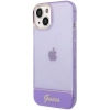 Etui Guess Translucent na iPhone 14 Plus - fioletowe
