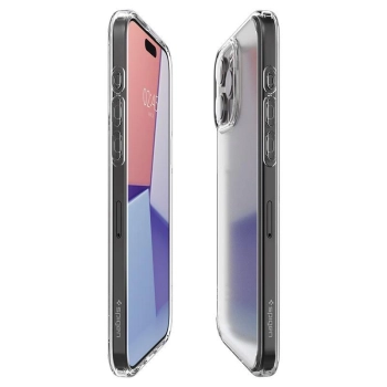 Etui Spigen Ultra Hybrid na iPhone 15 Pro - przezroczysto-matowe