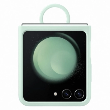 Etui silikonowe z uchwytem do Samsung Galaxy Z Flip 5 - miętowe