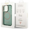 Etui Guess Gold Outline Translucent MagSafe na iPhone 14 Pro Max - zielone
