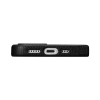 iCarer Litchi Premium Leather Case skórzane etui iPhone 14 Pro magnetyczne z MagSafe czarny (WMI14220710-BK)