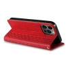 Magnet Strap Case etui Samsung Galaxy S23 pokrowiec z klapką portfel mini smycz podstawka czerwone