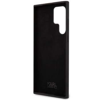 Etui Karl Lagerfeld Silicone Choupette na Samsung Galaxy S24 Ultra - czarne