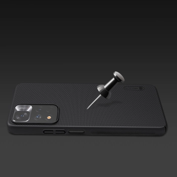 Nillkin Super Frosted Shield Pro wytrzymałe etui pokrowiec Xiaomi Redmi Note 11 Pro+ 5G czarny