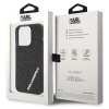 Etui Karl Lagerfeld 3D Rubber Multi Logo na iPhone 15 Pro - czarne