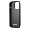 Etui AMG Leather Debossed Lines na iPhone 13 Pro / iPhone 13 - czarne