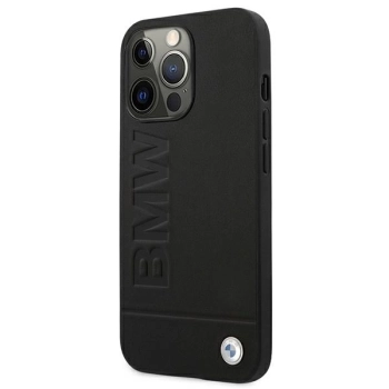 Etui BMW Signature Logo Imprint na iPhone 13 Pro Max - czarne