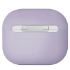 Etui Uniq Lino Silicone na AirPods 3 - lawendowe