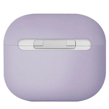 Etui Uniq Lino Silicone na AirPods 3 - lawendowe